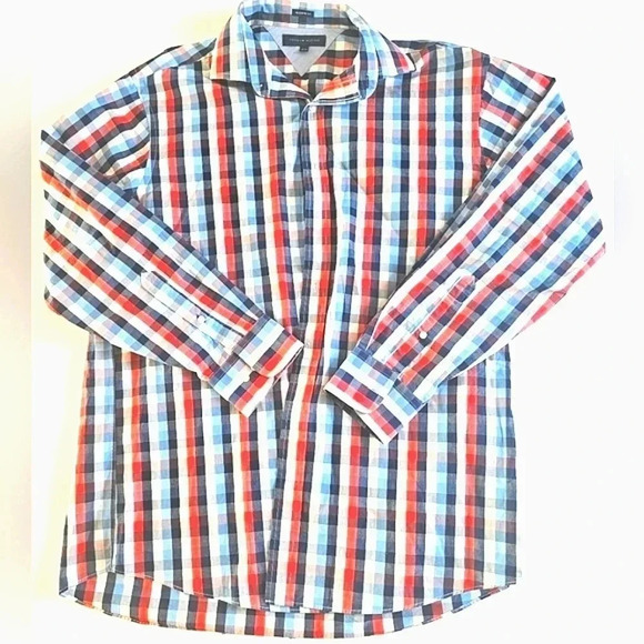 TOMMY Hilfiger Plaid Button down shirt - Picture 1 of 4